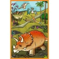 Puzzle Trefliki w świecie dinozaurów 3x80 el. Trefl (34888)