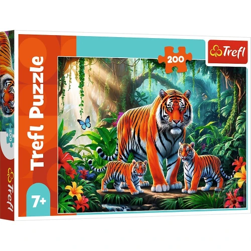 Puzzle Tygrysie zwyczaje 200 el. Trefl (13330)