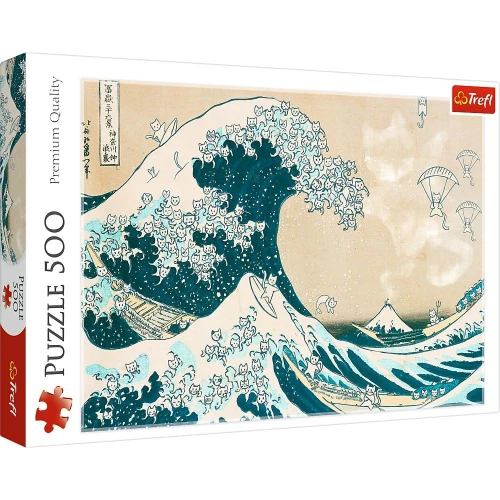 Puzzle Wielka kocia fala 500 el. Trefl (37537)