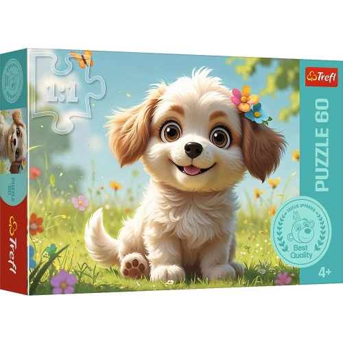 Puzzle Szczeniaczkiem być 60 el. Trefl (17408)