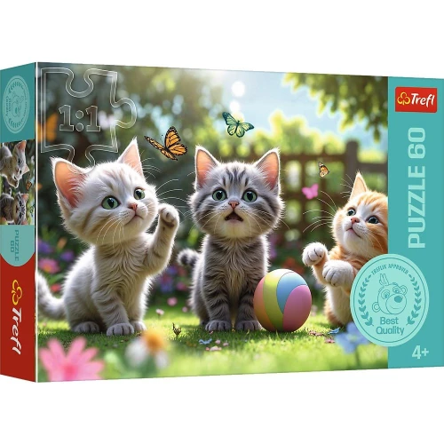 Puzzle Trzy kociaki 60 el. Trefl (17412)