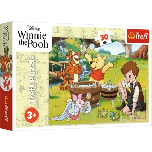 Puzzle Dzień z Puchatkiem 30 el. Trefl (18321)