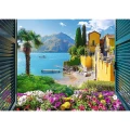 Puzzle Widok na jezioro Como 1000 el. Trefl (10951)