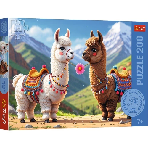 Puzzle kolorowe lamy 200 el. Trefl (13356)