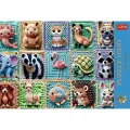 Puzzle Premium Plus Szydełkowe zwierzątka 1000 el. Trefl (12093)
