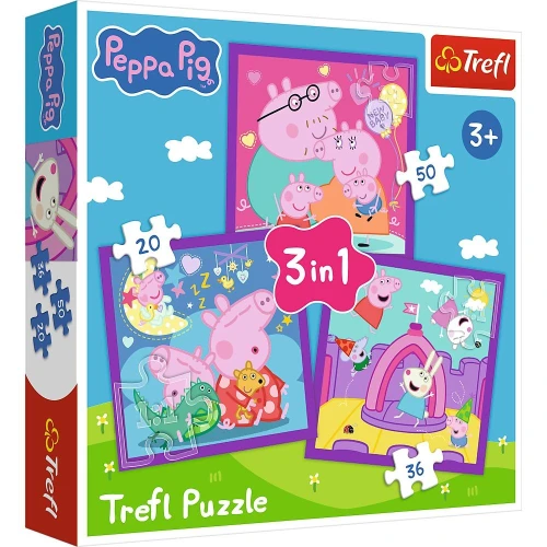 Puzzle Peppa Pig Zwyczaje świnki Peppy Trefl (34893)
