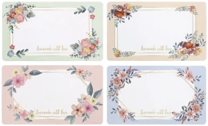 Etykieta samoprzylepna Craft-Fun Series na rolce, 4 kolory mix [mm:] 50x30 Titanum (25YQ-006)