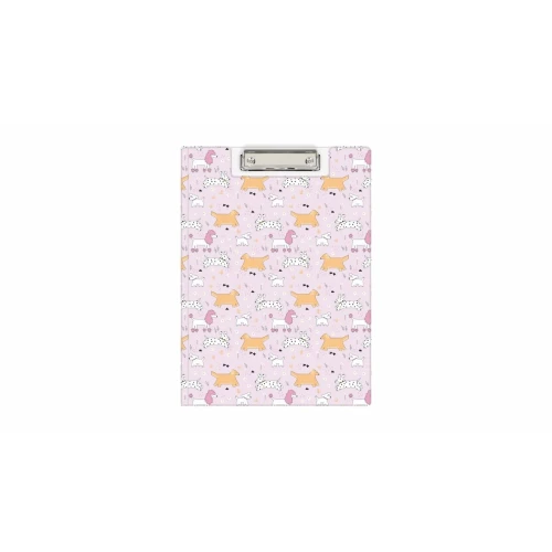 Teczka z klipem PUPPIES A4 mix Biurfol (KHN-04-36)