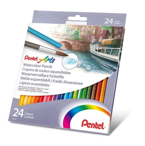 Kredki akwarelowe 24 kol. Pentel (CB9-12U)