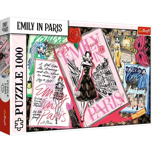 Puzzle Emili W Paryżu Magazyn Mody_ 1000 el. Trefl (10966)