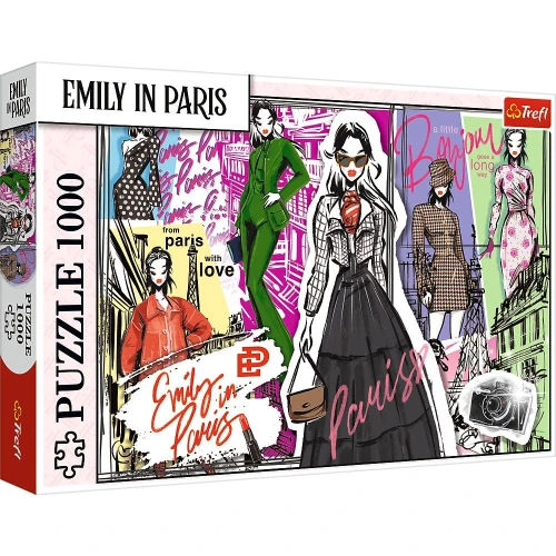 Puzzle Emily W Paryżu Modowe Inspiracje 1000 el. Trefl (10967)