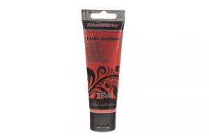 Farba akrylowa perłowy kolor: perłowy czerwone wino 75ml Flamingo Line (826)