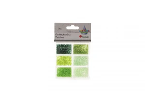 Koraliki kreatywne Craft-Fun Series tonacja zielona Titanum (25BR011)