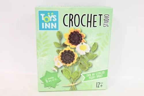 Zestaw kreatywny dla dzieci Słoneczniki robótki ręczne Crochet Studio Stnux (STN9605)