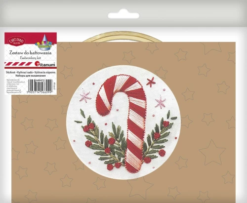 Zestaw kreatywny Craft-Fun Series Zestaw do haftowania - cukrowa laska Titanum (25YY0512(1-6#))