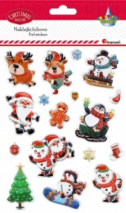 Naklejka (nalepka) Craft-Fun Series wypukłe XMAS Titanum (24ESD050-2)