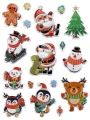 Naklejka (nalepka) Craft-Fun Series wypukłe XMAS Titanum (24ESD050-1)