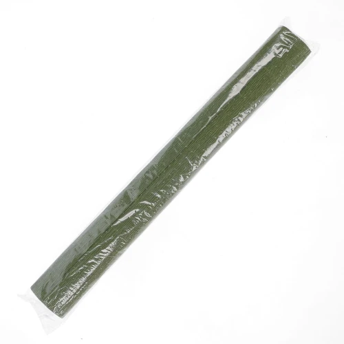 Bibuła marszczona zielony oliwkowy oliwkowy 50mm x 250mm Sdm (622)