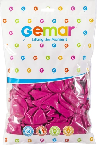 Balon gumowy różowy ciemny 12cal Godan (G110/07)