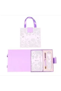 Zestaw piśmienniczy PREMIUM FIOLETOWY DŁUG.+NOTES+ETUI Cresco (851000)