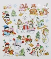 Naklejka (nalepka) Craft-Fun Series bałwanki xmass Titanum (DIY-XM(29))