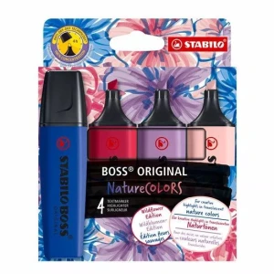 Zakreślacz BOSS nature COL Wild  4m wkład mix 2-5mm Stabilo