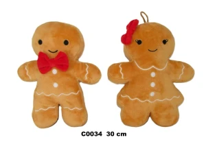 Pluszak ciasteczko Boże Narodzenie 30cm mix