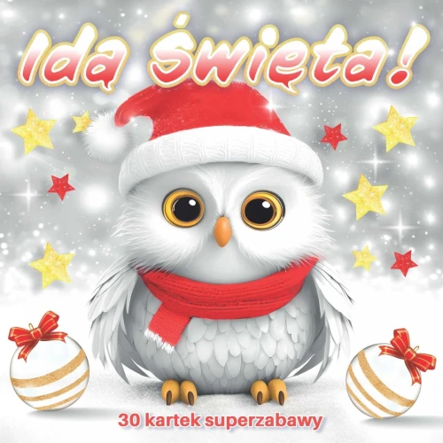 Kolorowanka Idą Święta 3D