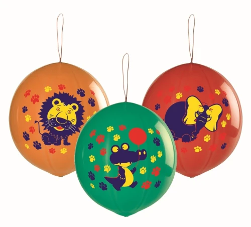 Balon gumowy PREMIUM ZWIERZĘTA 3 szt mix Godan (GB/PG21)