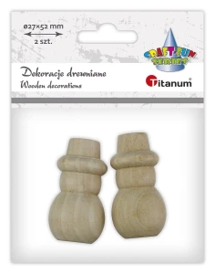 Ozdoba drewniana Craft-Fun Series bałwanki Titanum (25BJ033139)