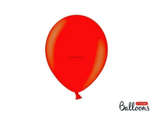 Balon gumowy Party Deco BALONY STRONG METALLIC metalizowany 50 szt czerwony 270mm Partydeco (SB12M-007J/50)