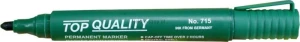 Marker permanentny wkład zielony 2,0mm okrągła końcówka Top Quality (715)