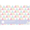 Zeszyt papierów kolorowych PASTEL A5 115g 10k Interdruk