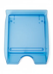 Szuflada na dokumenty na dokumenty przeźroczysta niebieska a4 niebieski przezroczysty plastik [mm:] 297x210 Durable (1701674540)
