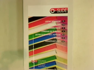 Listwy wsuwane o.slide czerwony 15mm Opus