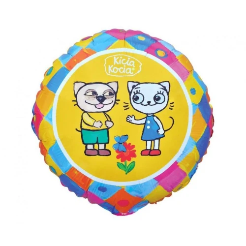 Balon foliowy Kicia kocia i  Pacek 18cal Godan (FG-OKKP)