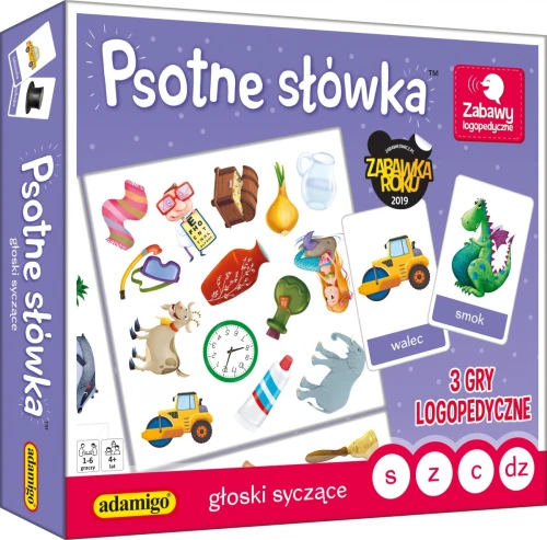 Gra edukacyjna głoski syczące Adamigo