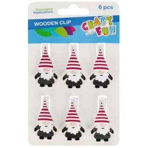 Ozdoba drewniana Klamerki Xmass Craft With Fun (567219)