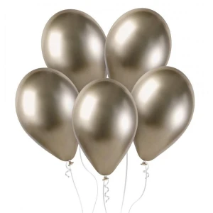 Balon gumowy Shiny 13 cali, 50 sztuk złoty 5cal Godan (GB120/85)