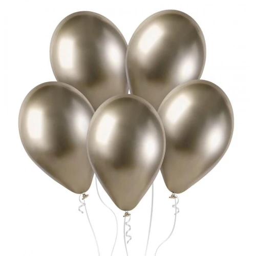 Balon gumowy Shiny 13 cali, 50 sztuk złoty 5cal Godan (GB120/85)