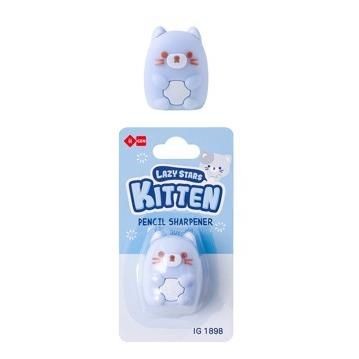 Temperówka i gumka 2w1 Squishy Kotek plastik Alba Moli (8986)