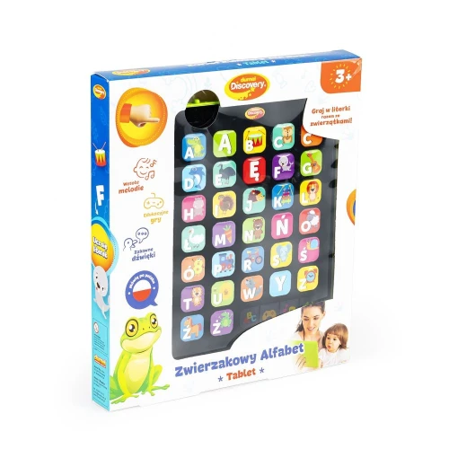 Zabawka edukacyjna TABLET ZWIERZAKOWY ALFABET Discovery (DD83112)