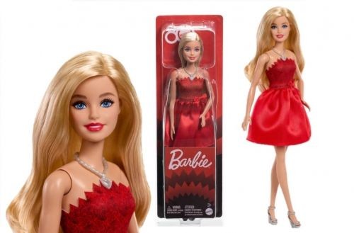 Lalka 80-lecie Rubinowa sukienka [mm:] 290 Barbie (JGD25)