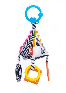 Grzechotka ZAWIESZKA PIRAMIDKA SENSORY Balibazoo (BB 80136)