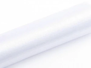 Organza Gładka, biały, 0,16 x 9m 150x9 [mm x m] biała Partydeco (ORP16-008)