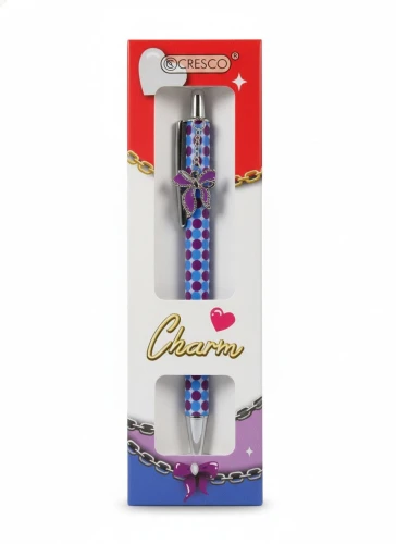 Długopis CHRAM Kokardka wkład niebieski Cresco (751001-4)