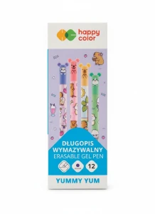Długopis wymazywalny HA 4120 01YU-3 wkład niebieski 0,5mm Happy Color