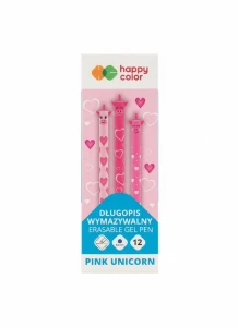 Długopis wymazywalny wymazywalny HA 4120 01PU-3 wkład niebieski 0,5mm Happy Color