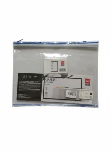 Teczka plastikowa na suwak A4 A4 mix 180 mic. Deli (E5526 mix)
