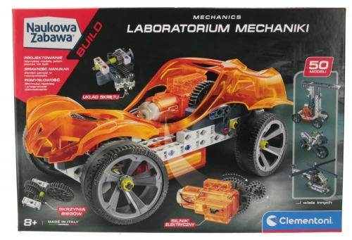 Klocki konstrukcyjne Laboratorium Mechaniki Samochód Clementoni (50872)
